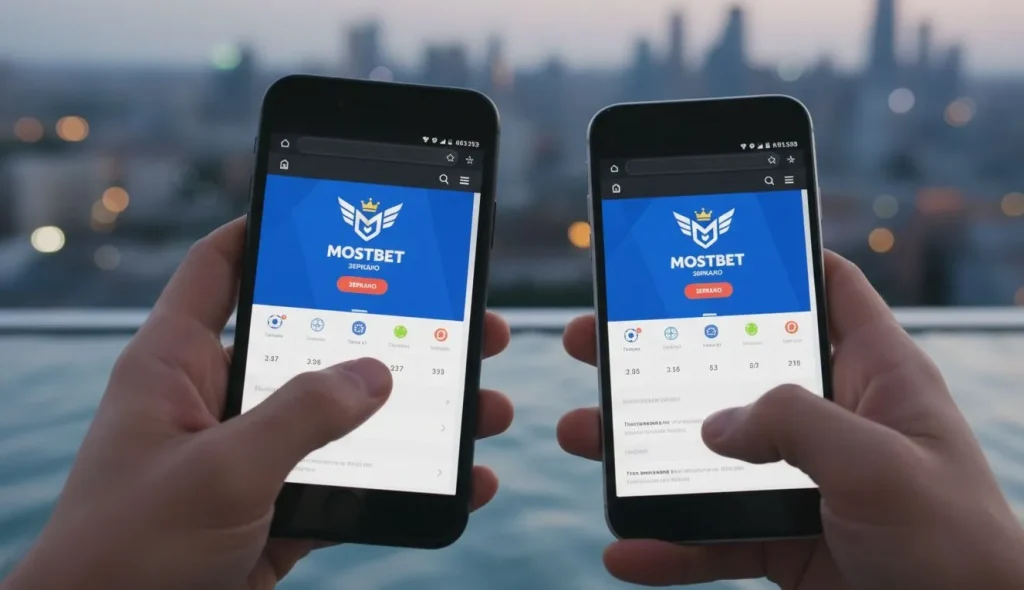 Мостбет зеркало на телефон Android и iPhone